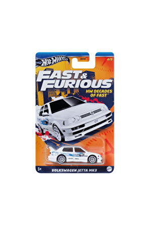 1/64 Ölçek Fast & Furious Temalı Uzun Kart Araçlar HRW44 Volkswagen Jetta MK3