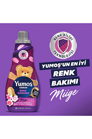 Yumoş Uzman Renk Koruma Konsantre Yumuşatıcı 4x1200ml