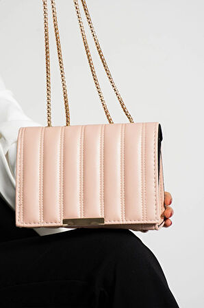 Zincir Askılı Mıknatıslı Omuz Ve El Çantası