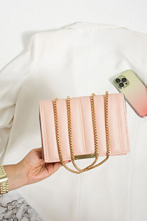 Zincir Askılı Mıknatıslı Omuz Ve El Çantası