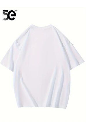 Newon Büyük Beden Grafik Baskılı Oversize Penye T-shirt Tişört Tüm Mevsimler