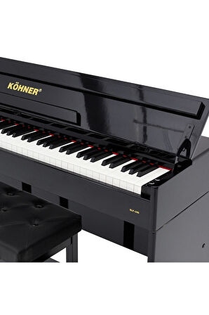 Slp-245 Siyah Ve Beyaz 2 Renk Dijital Konsol Piyano, Bluetooth, Tuş Hassasiyeti, 88 Tuşlu Ve Tabure