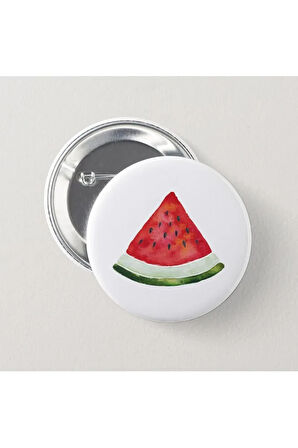 Filistin Direnişi Sembolü Karpuz Dilimi - İğneli Rozet (10 ADET) CaminhoRozet