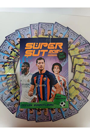 Süper Futbolcu Kartları 450 Adet Kutulu 150 Paket Vardır Yeni Sezon Oyun Kartları