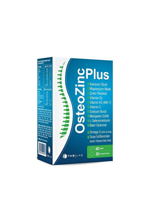 Osteozinc Plus 60 Tablet 30 Kapsül