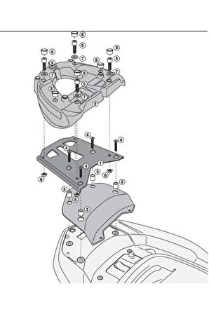 KAPPAKR1123MMHONDAFORZA300ABS(13-17)ARKAÇANTATAŞIYICI