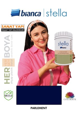 Stella Su Bazlı Boya Fayans-Mermer-Tezgah-Kapı-Dolap-İç Cephe-Dönüşüm-Mutfak-Banyo-Plastik-Ahşap
