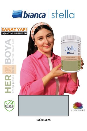 Stella Su Bazlı Boya Fayans-Mermer-Tezgah-Kapı-Dolap-İç Cephe-Dönüşüm-Mutfak-Banyo-Plastik-Ahşap