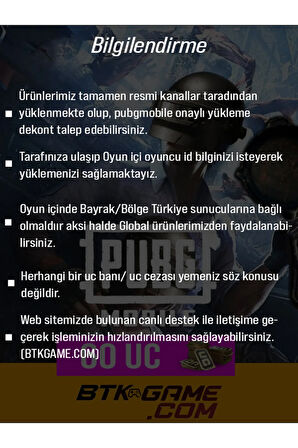 Pubgmobile 16200 Uc Tr