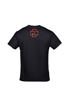 Rammstein Angel Ön Arka Baskılı Unisex Siyah Tshirt