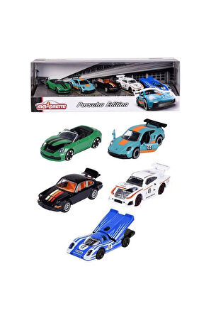 Seçtim Aldım Porsche Edition 5'li Set 1/64 Metal Araba Diecast