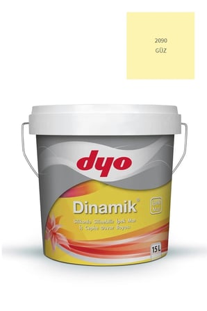 Dinamik Silikonlu Silinebilir Ipek Mat Iç Cephe Duvar Boyası 0986 Begonya 15 Lt