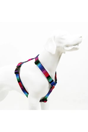 H-Tipi Göğüs Tasması Ayarlanabilir, Konforlu ve Dayanıklı Desenli Köpek Tasması