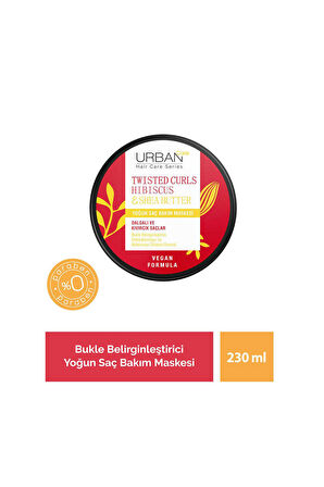 Twisted Curls Hibiscus & Shea Butter Bukle Belirginleştirici Yoğun Saç Bakım Maskesi 230ml