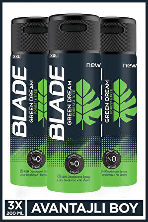 Green Dream Deodorant 3x150ml