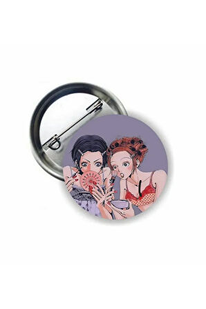 Nana & Hachi Anime Buton Rozet
