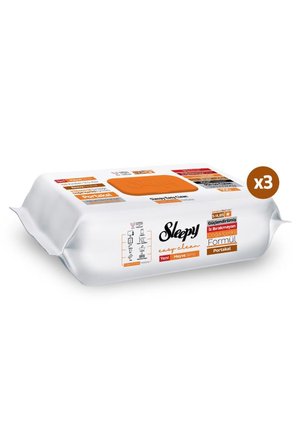 Sleepy Meyve Serisi Yüzey Temizlik Havlusu Mendili Portakal 3x100 (300 Yaprak)
