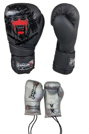 Yakuza Boks Kıck Boks MuayThai Eldiveni Ve Maskot Anahtarlık Eldiven