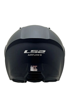 AIRFLOW 2 MAT SİYAH KASK GRİ CAM