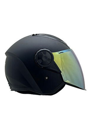 AIRFLOW 2 MAT SİYAH KASK GRİ CAM