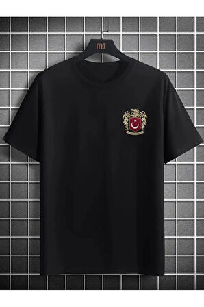 Bozkurt Sembol Türkiye SIRT ve Ön Baskılı Unisex T-shirt