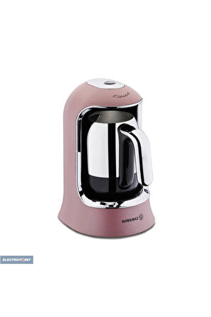 Orginal Kahvekolik Rosegold Krom Otomatik Kahve Makinesi A860-06