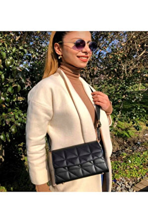 Kadın Kapitone Ayarlanabilir Çapraz Askılı Çanta