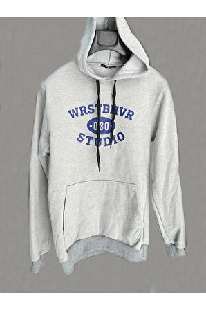 Unisex Siyah Oversize Sweatshirt