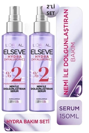 2'li Hydra [hyaluronic] Nem Ile Dolgunlaştıran Serum 150ml 2'li Set.els.156 3600524059156