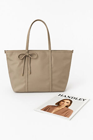 Luxe Bow Tote Omuz Çantası