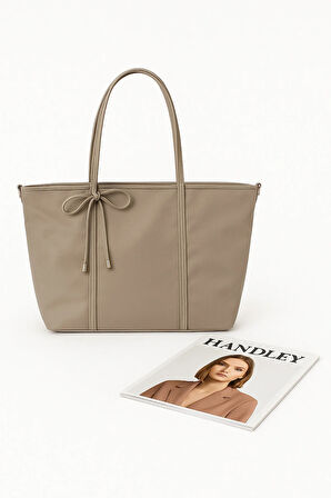 Luxe Bow Tote Omuz Çantası
