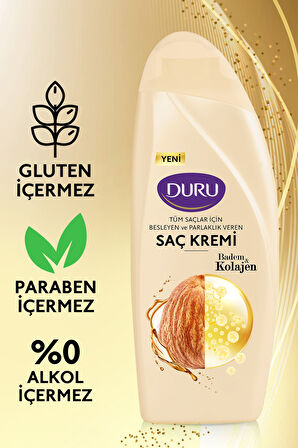 Badem&kolajen Tüm Saçlar Için Saç Kremi 3x500 ml