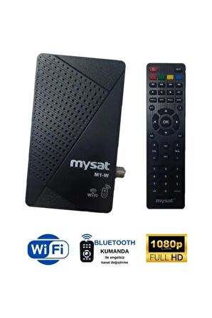 M1-W Youtube, Wifi Full Hd + Bluetooth Kumanda Dijital Uydu Alıcı