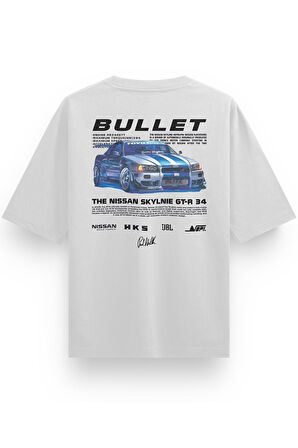 Fast and Furious Paul Walker Nissan Skyline GT-R Oversize Unisex Tshirt