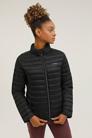 Lumberjack Padded Coat Sıyah Kadın Mont