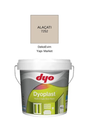 Dyoplast Plastik İç Cephe Duvar B. Alaçatı 15 Lt.