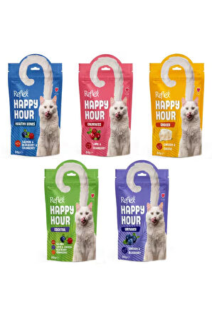 Reflex Happy Hour Kedi Ödülü 60gr Karışık - 5 Adet