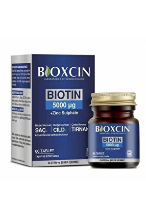 Bioxcin Biotin 5000 Mcg 60 Tablet