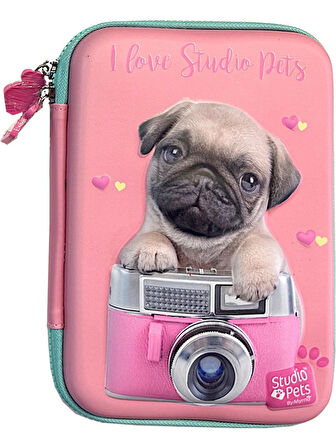 Dolphin Cem Studio Pets PT-7785 Eva Kalem Çantası 3 Boyutlu Kabartmalı