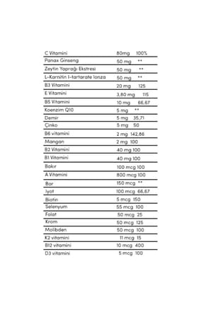 Zade Vital Multivitamin 30 Kapsül 3 Adet