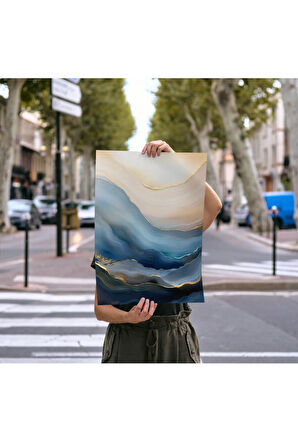 Çerçevesiz Poster Dijital Baskı Dalga - 50x70