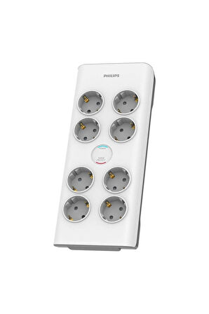 Spn7080wa/62 Akım Korumalı Priz 900j 8'li - 2m