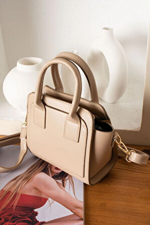 Kadın Şık Tasarım Kutu Model El Ve Omuz Çanta