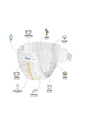 Sleepy Bio Natural Premium Plus Airbag Comfort Ultra Paket Bebek Bezi 2 Numara Mini 272 Adet