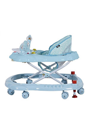 9227 Duffy Yürüteç Turkuaz Müzikli Oyuncaklı Bebek Yürüteç Örümcek