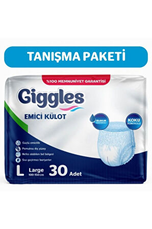 Emici Külot Hasta Bezi L Beden 30 Adet