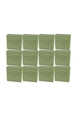 Çay Ağacı Yağlı Doğal Üretim Sabun 12 Adet