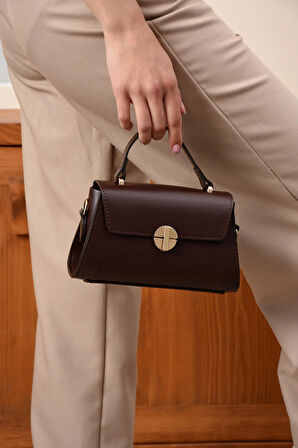 Lüks Tasarımlı Çapraz Askılı El ve Omuz Çantası