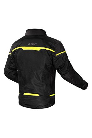 LS2 RIVA MONT SİYAH-NEON SARI