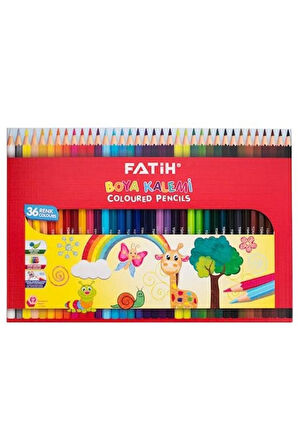 Kuru Boya Karton Kutu Tam Boy 36 Renk 33245 / Fatih
